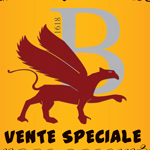 Carte Boomerang créée pour la vente spéciale bandes dessinées du Mont-de-Piété de Bruxelles<br>
Le but était de faire référence aux boîtes à conserve du Crabe aux Pinces d'Or de Tintin