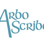 Logo pour Arbo Scribe<br>
Logo réalisé sur base d'un dessin de la cliente puis décliné dans plusieurs couleurs à sa demande.