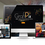 Image du site web de Grafipix, agence de communication à Enghien